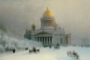 Зимние пейзажи Айвазовского. Смотрим, как мастерство художника пересилило нелюбовь к холодам