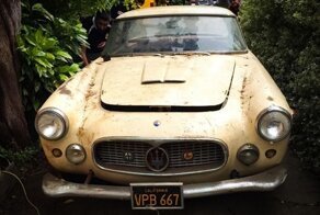 Найденный в сарае 59-летний Maserati продали за 225 тысяч долларов