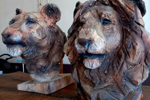 Резьба бензопилой. Анималиситка