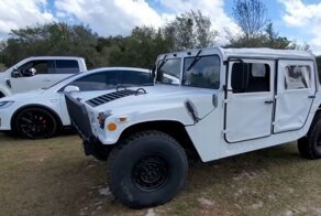 Tesla Model X против армейского Hummer и огромного Ford F-450