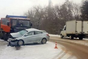 Авария дня. С детьми под самосвал