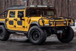 Hummer M1-R от Mil-Spec — ярко-желтый супервнедорожник мощностью 800 лошадиных сил