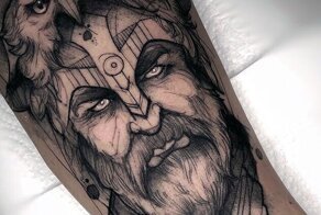 30 крутых татуировок для настоящих викингов