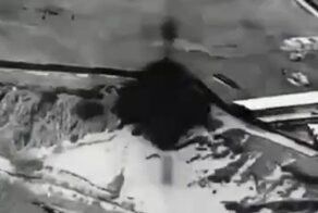 Опубликовано видео крушения афганского вертолета Ми-17 со спецназом на борту
