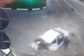 Авария дня. Жесткое столкновение в центре Геленджика
