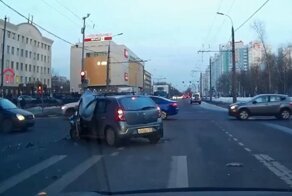 ДТП в Москве, не поддающееся логике
