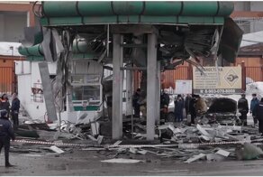 Взрыв на автозаправке в Новокузнецке попал на видео