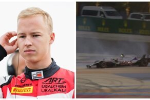 Мазепин разбил болид на первом круге своей первой гонки