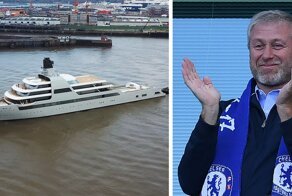 Новая суперъяхта Абрамовича за 45 миллиардов рублей провела ходовые испытания