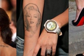 Татуировки голливудских красавиц (16 фото)