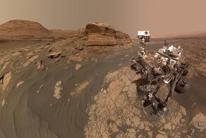 Марсоход Curiosity сделал удачное "селфи"
