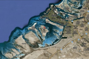 Арабский шейх написал свое имя на песке буквами километровой высоты (6 фото)