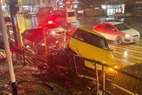 Поездка ценой в 20 миллионов: в Сочи разбили дорогой Lamborghini