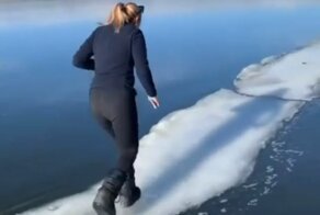 Почти получилось: неудачный весенний забег по льдинам