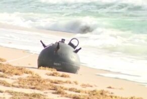На пляж во Флориде выбросило морскую мину: видео