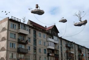 Сюрреалистические и жуткие детали в городских пейзажах