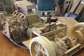 Старшеклассник создал полностью функциональную деревянную модель автомобиля с поразительной детализацией