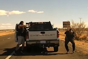 В США мужчина открыл огонь по остановившему его полицейскому