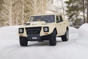 Когда ваш Range Rover застревает в снегу, берите Lamborghini LM002