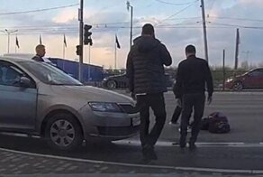 Сломанный светофор: наезд на пешехода в Брянске