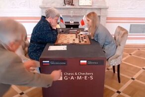 Российский флаг убрали со стола прямо во время финала ЧМ по шашкам
