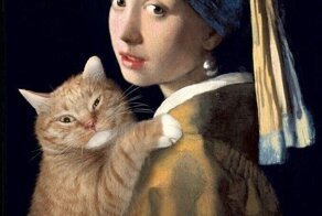 Заратустра - кот, который побывал на шедеврах мирового искусства