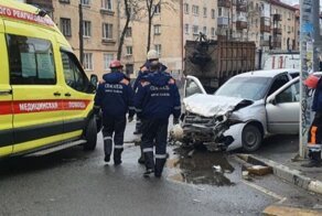 ДТП на перекрестке в центре Ярославля