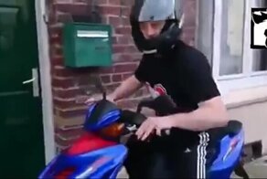 Француз показал свой вариант противоугонного устройства для скутера