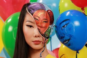  Кореянка создает оптические иллюзии на&nbsp;собственном теле 