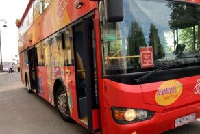Авария дня. Роллерша попала под автобус в Санкт-Петербурге