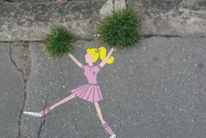 Лучший стрит-арт 2010 года. 100 работ. (102 фото)