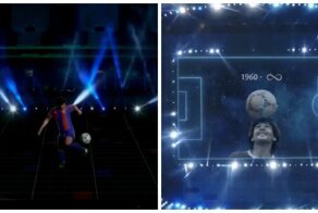 На Кубке Америки устроили захватывающее лазерное 3D-шоу в честь Диего Марадоны