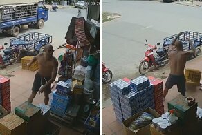 Американец разгромил магазин в Камбодже: его отказались обслуживать, потому что он белый