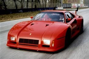 Раллийный Ferrari 288 GTO Evoluzione, ставший прототипом для Ferrari F40
