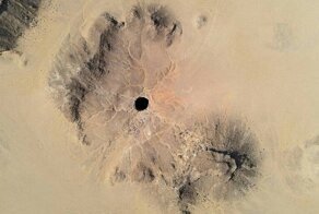 «Колодец ада» показали с воздуха