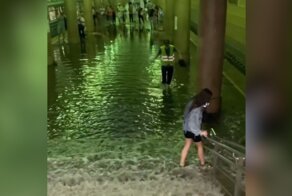 Небеса разверзлись: ливень превращает Москву в море