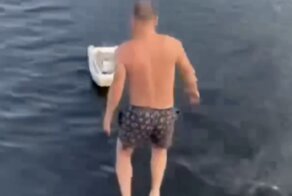 Мужчина прыгнул в Неву с Ладожского моста и сломал колено