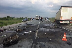 Авария дня. Последний обгон "ГАЗелиста" в Новосибирской области