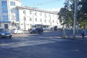 Авария дня. «Mercedes» протаранил «Ниву» во Владимире