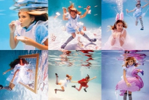 Серия фотографий Елены Калис Алиса в Подводной Стране (22 фото)