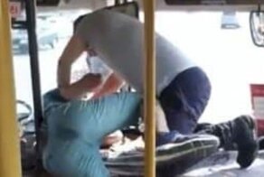 В Томске водитель маршрутки не выдержал провокаций пассажира и выдал ему порцию тумаков