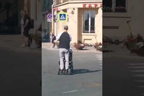 Один идиот на одном колесе