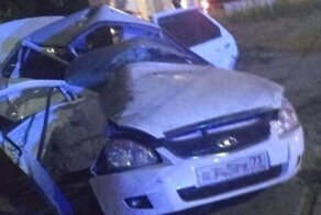 Авария дня. Смертельный проезд на "красный" в Ульяновской области
