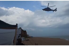 Вертолет бизнесмена снес палатки туристов и испортил им отдых