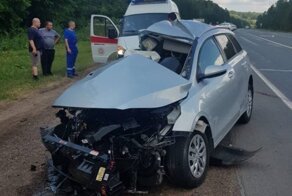 Авария дня. В Башкирии водитель погиб вместе со своей матерью