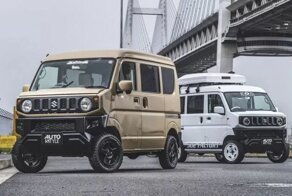 «Пересадка лица»: японцы научились стилизовать фургончики Suzuki Every под новый Jimny