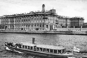 Улицы Петербурга начала хх века.  Дворцовая набережная