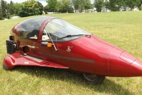 Pulse Autocycle 1986 — это мотоцикл в форме самолета
