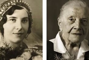 Портреты долгожителей в молодости и сейчас: проект чешского фотографа