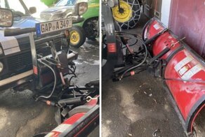 Необычная «Нива» для уборки снега из Германии